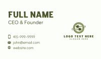 Leaf Shovel Gardening Business Card Preview