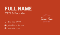 Cursive Generic Business Business Card Image Preview