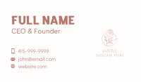 Classy Beauty Rose Flower Business Card Image Preview