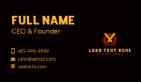 Cricket Bat League Business Card Preview