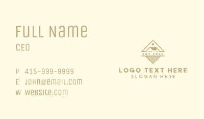 Roofing Property Builder Business Card Image Preview