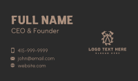 Lumberjack Axe Workshop Business Card Design