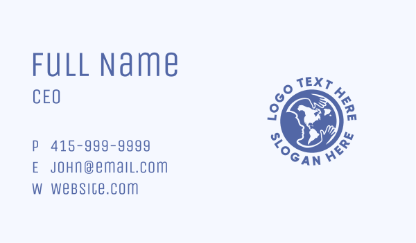 Humanitarian Child Foundation Business Card Design Image Preview