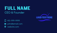 Night Sea Wordmark Business Card Image Preview