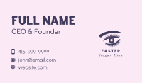 Contact Lens Eyelashes Business Card Image Preview
