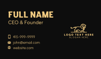 Gold Lion Corporation Business Card Design