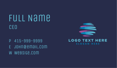 Modern Global Firm Business Card Image Preview