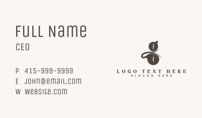 Classic Corporate Letter G Business Card Image Preview