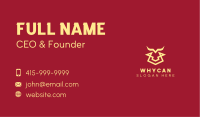 Geometric Bull Lines Business Card Image Preview