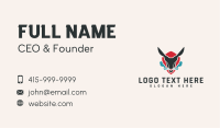 Matador Angry Bull Business Card Image Preview