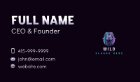 Wild Lion Gaming Business Card Image Preview