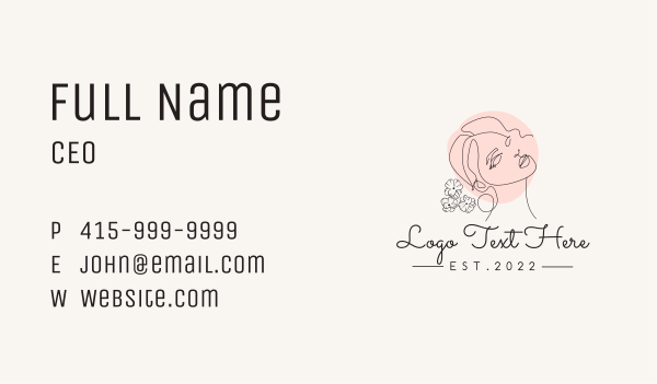 Beauty Apparel Woman  Business Card Design Image Preview
