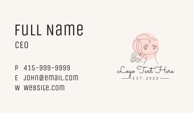 Beauty Apparel Woman  Business Card Image Preview