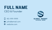Globe Hand Institution Business Card Image Preview