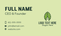 Leaf House Property  Business Card Image Preview