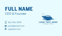 Travel Cruise Ship Business Card Image Preview