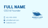 Travel Cruise Ship Business Card Image Preview