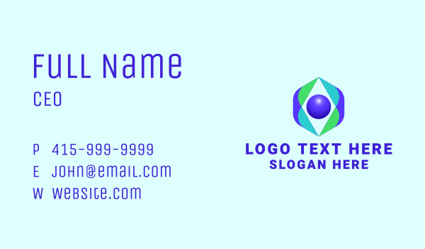 Global Accounting Sphere  Business Card Design Image Preview