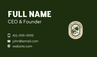 Weed Tea Beverage Business Card Image Preview