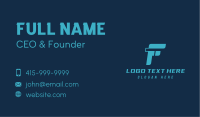 Business Company Letter F Business Card Design