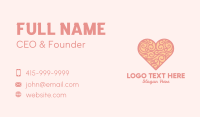 Heart Ornament Business Card Image Preview