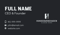 Letter H Modern Business Business Card Image Preview