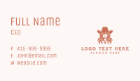 Woman Cowgirl Buckaroo Business Card Image Preview