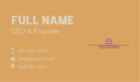 Retro Business Wordmark Business Card Image Preview