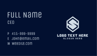 Game Streamer Letter S  Business Card Image Preview