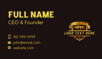 Race Car Restoration Business Card Design