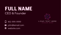 Leaves floral Spa Business Card Image Preview