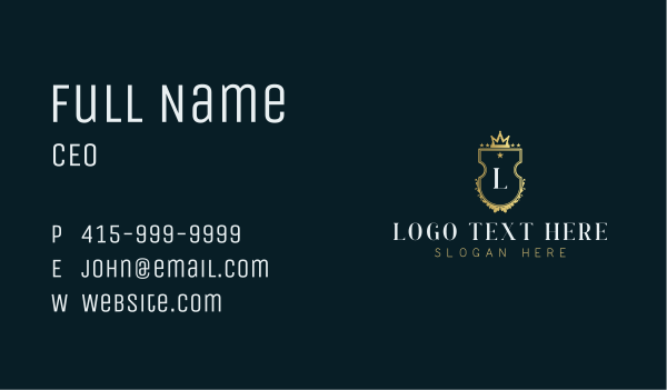 High End Regal Wedding Business Card Design Image Preview