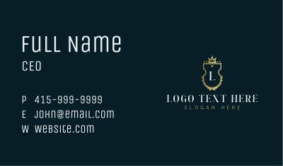 High End Regal Wedding Business Card Image Preview
