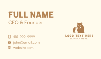 Wild Tiger Zoo Business Card Image Preview