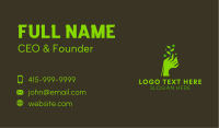 Tree Planting Hand  Business Card Image Preview