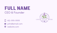 New York Lilac Flower Business Card Preview