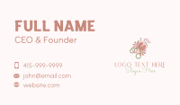 Scissors Yarn Flower  Business Card Image Preview