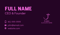 Dainty Feminine Curve Business Card Image Preview