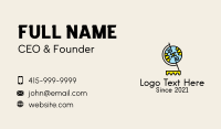 Ethnic Mayan Globe  Business Card Image Preview