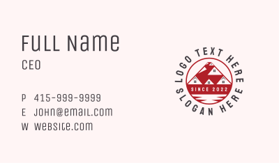 House Roofing Village Business Card Image Preview