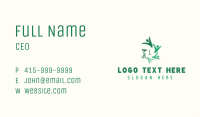 Green People Crowd Business Card Image Preview