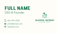 Green People Crowd Business Card Image Preview