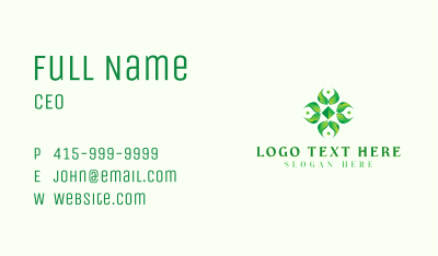 Natural Organic Herb Business Card Image Preview