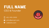 Cricket Fire Championship Business Card Design