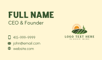 Outdoor Lawn Landscape Business Card Design