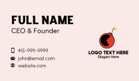 Time Bomb Business Card Design