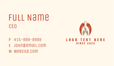 Fire Hot Chili Business Card
