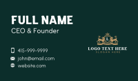 Lion Royal Shield Business Card Preview