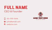 Crosshair Skull Rifle Business Card Design