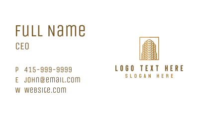 Industrial Tower Building Business Card Image Preview